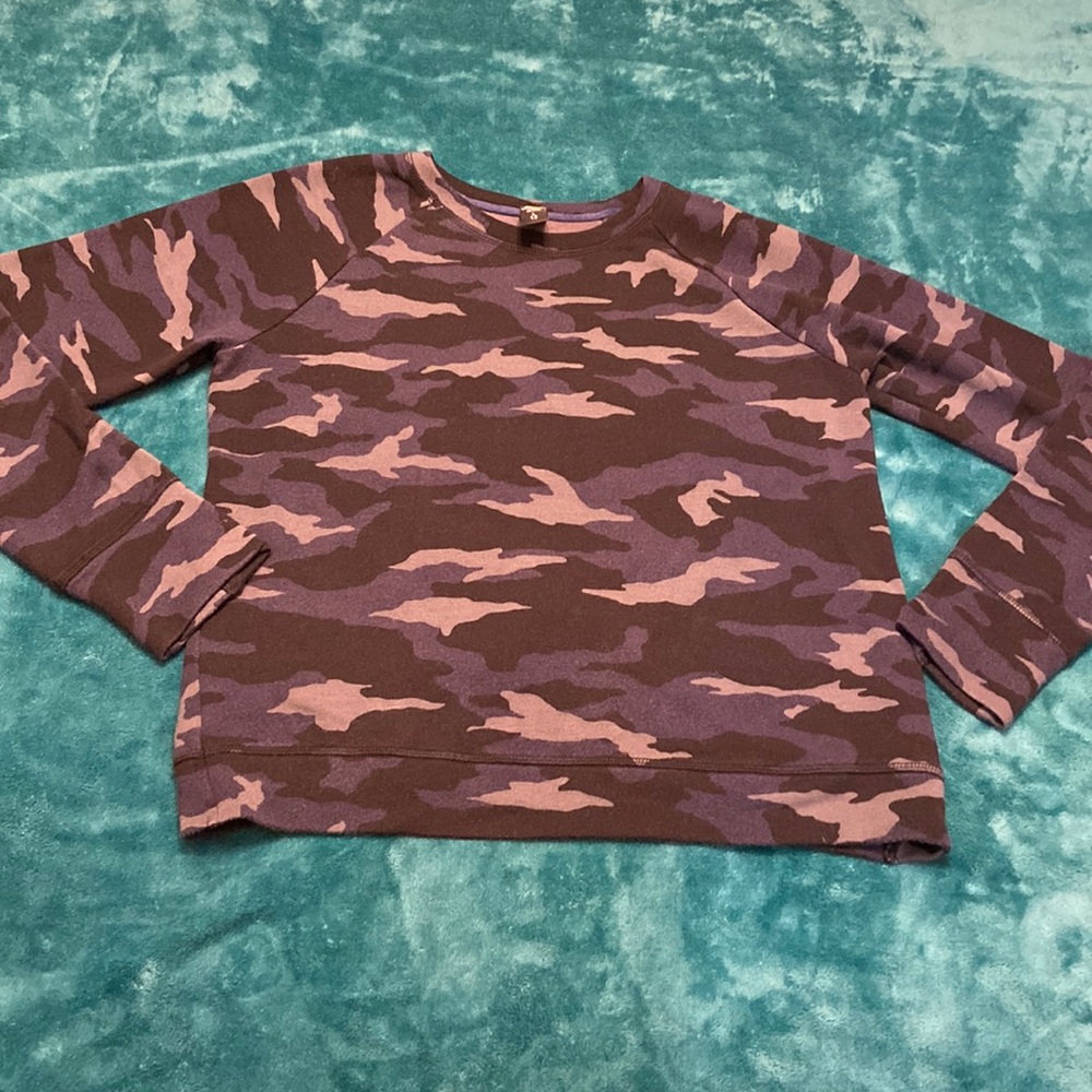 Athleta camo sweater